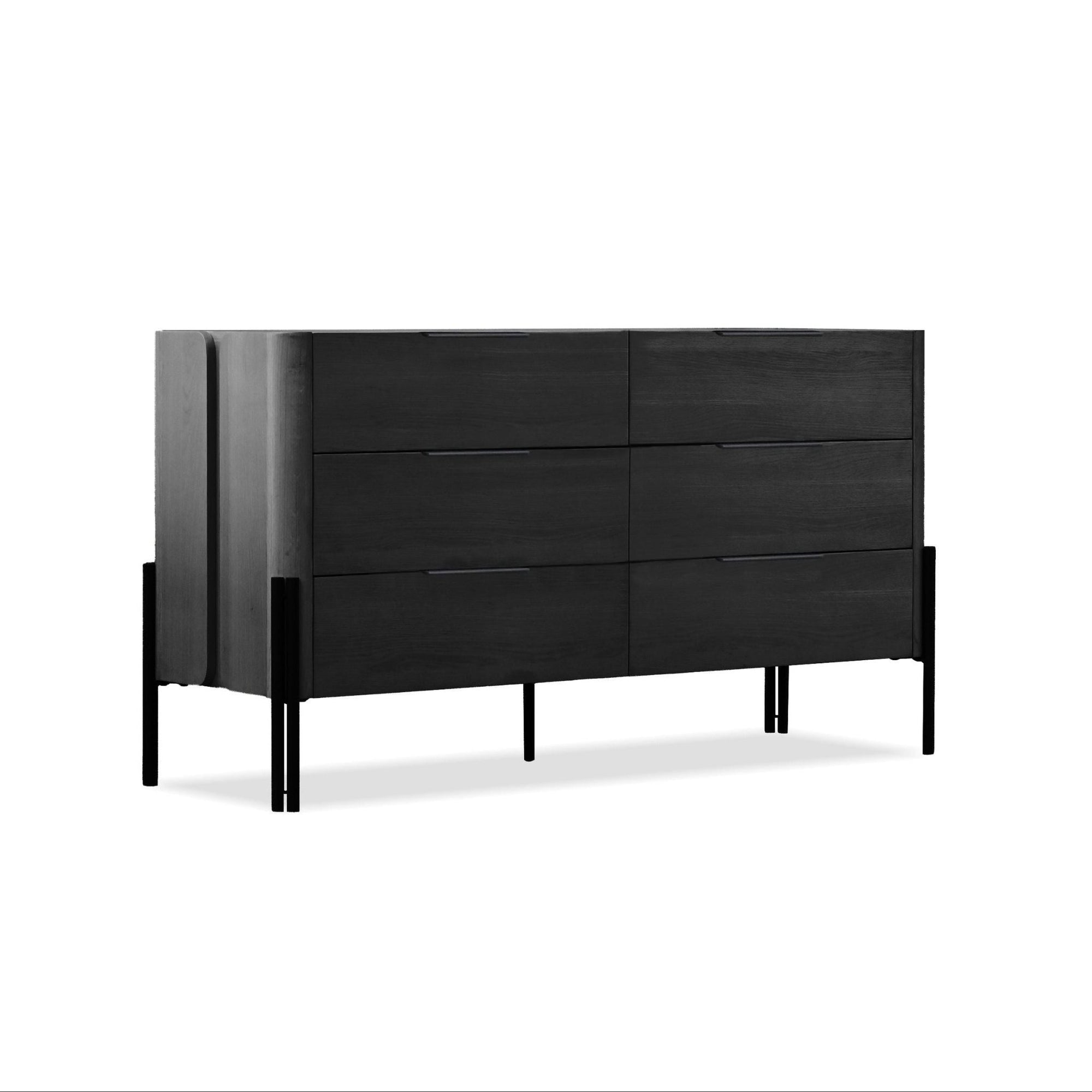 Nori 6 Drawer Dresser - 2 Finishes - Dekor Butik