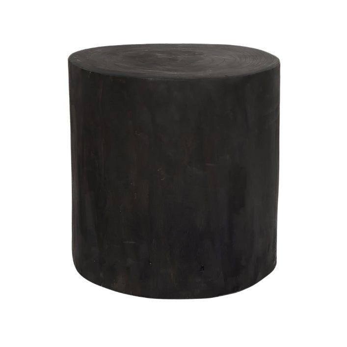 baseNova Wide 16" Stump - Round - Black - Dekor Butik