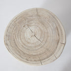 baseNova Wide 18" Stump - Round - White - Dekor Butik