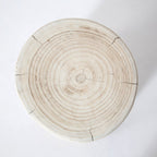 baseNova Wide 21" Stump - Round - White - Dekor Butik