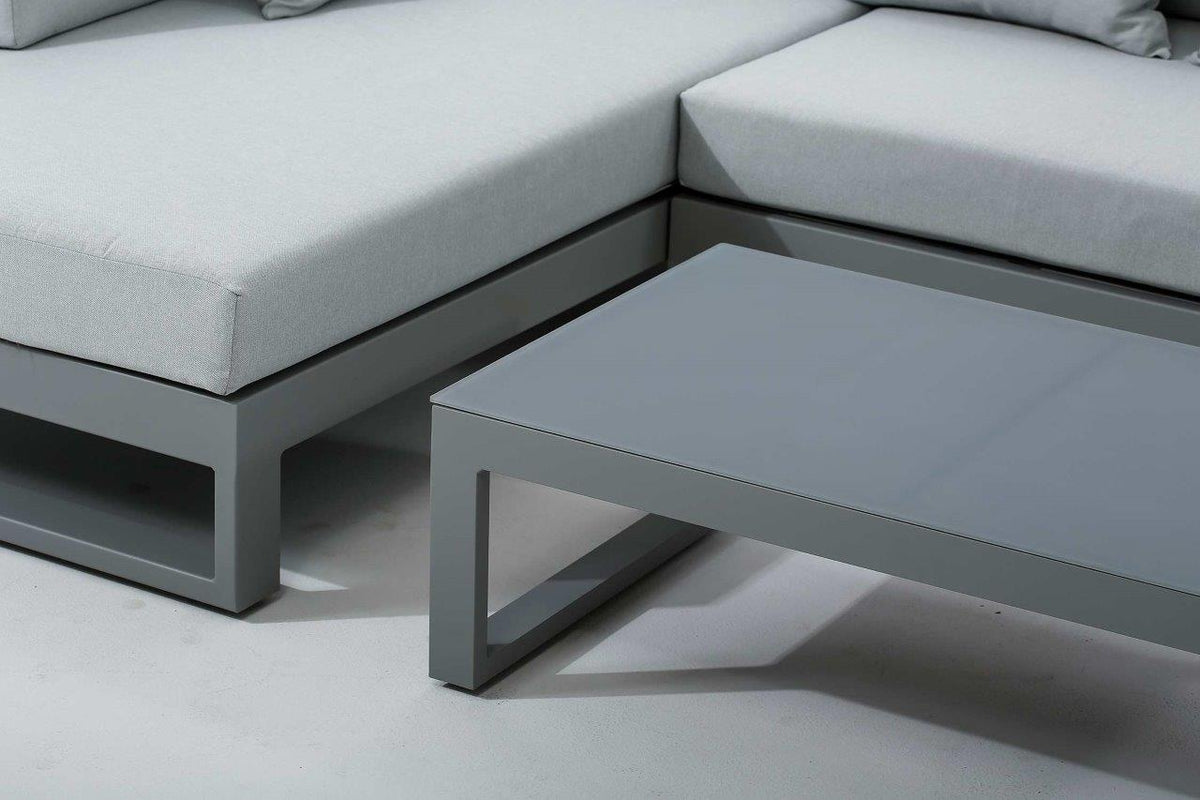 sectionalOasis 3-Piece Aluminum Outdoor Sectional - Dekor Butik