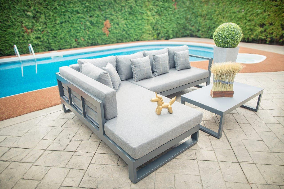 sectionalOasis 3-Piece Aluminum Outdoor Sectional - Dekor Butik