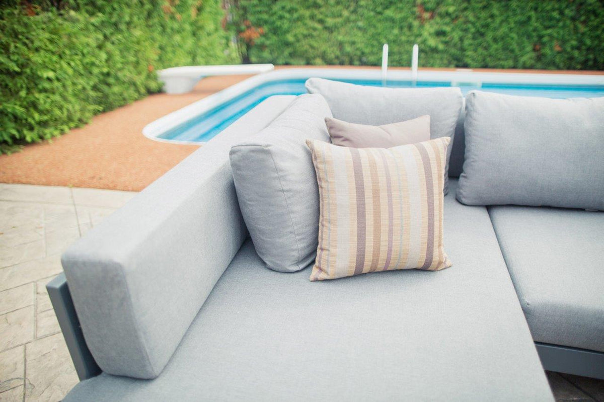 sectionalOasis 3-Piece Aluminum Outdoor Sectional - Dekor Butik