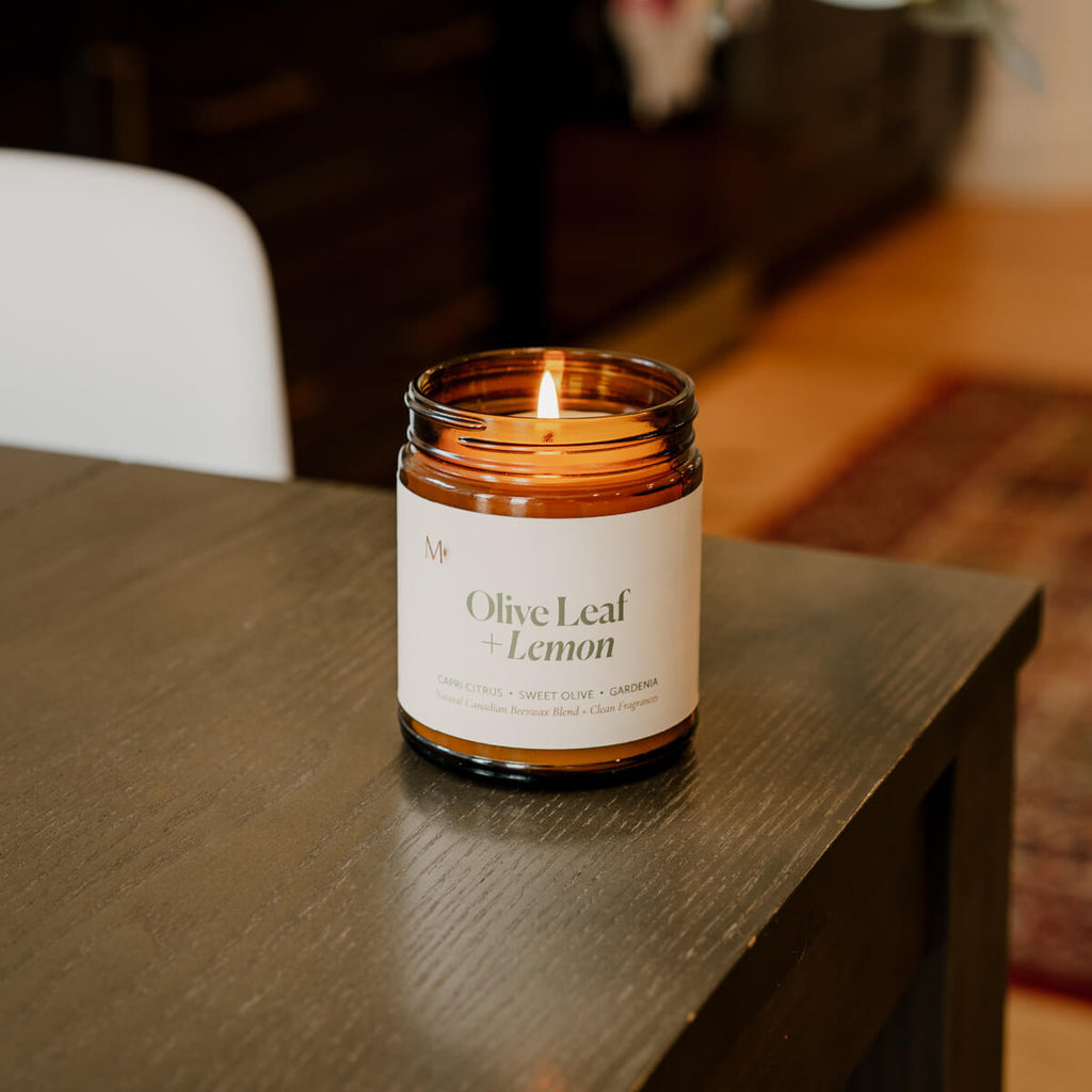 CandlesOlive Leaf + Lemon Candle - Dekor Butik