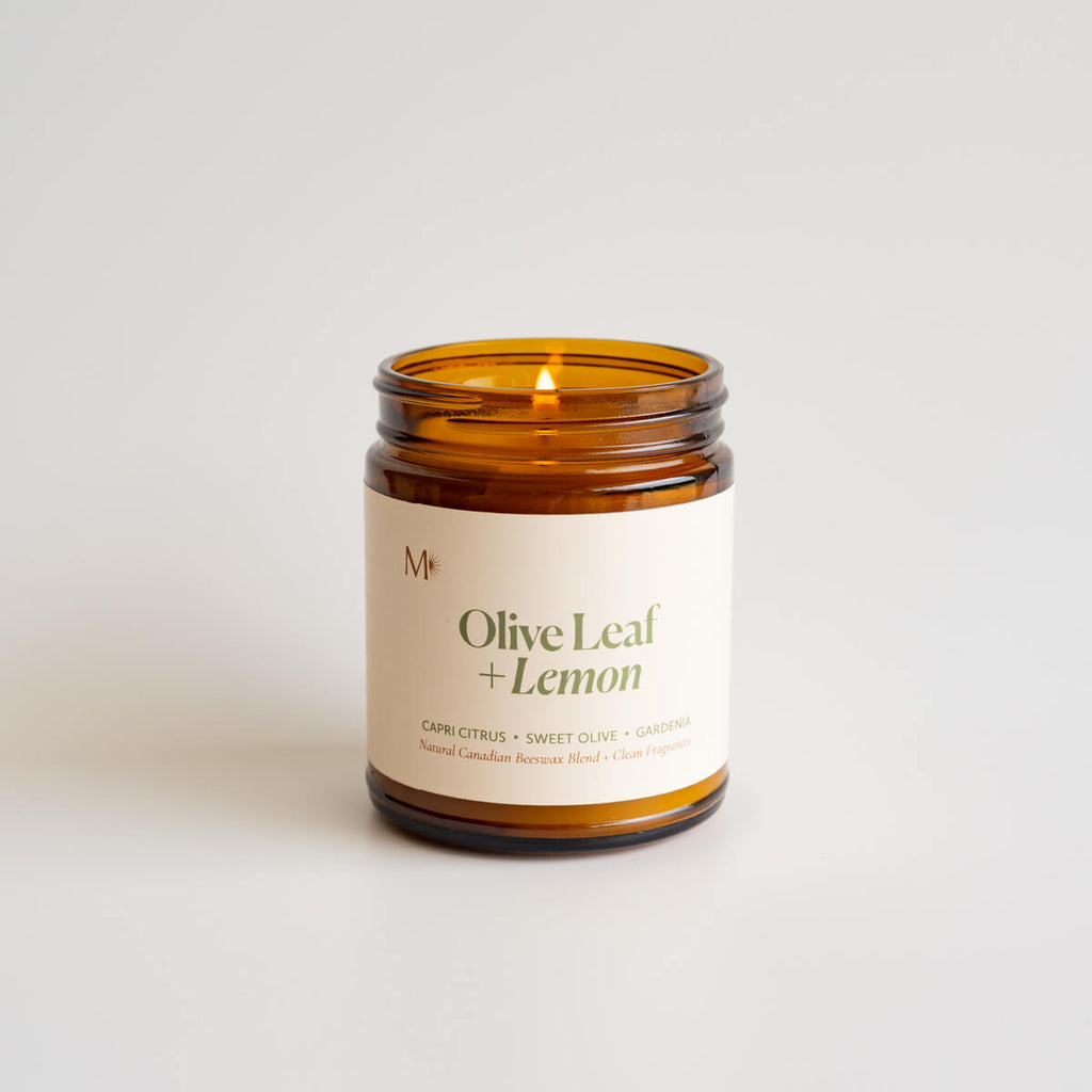 CandlesOlive Leaf + Lemon Candle - Dekor Butik