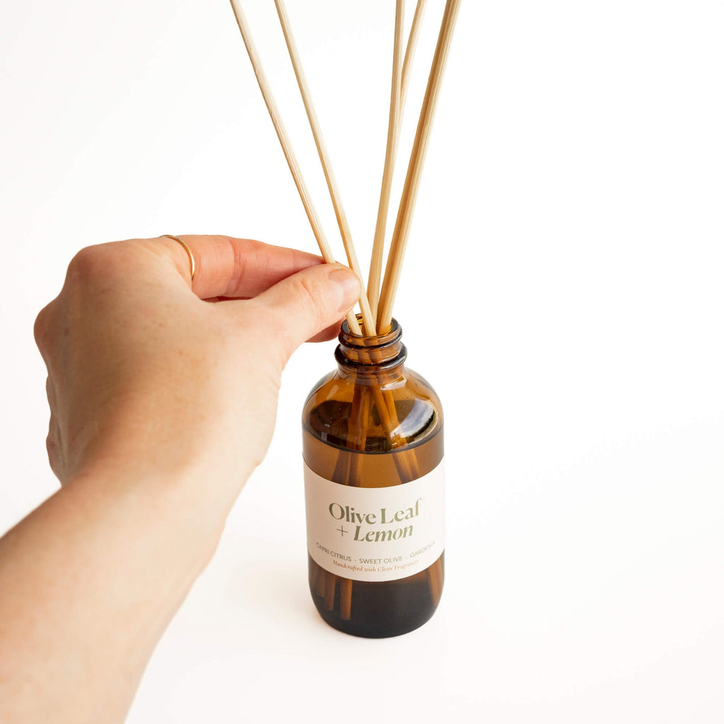 Reed DiffusersOlive Leaf + Lemon Reed Diffuser - Dekor Butik
