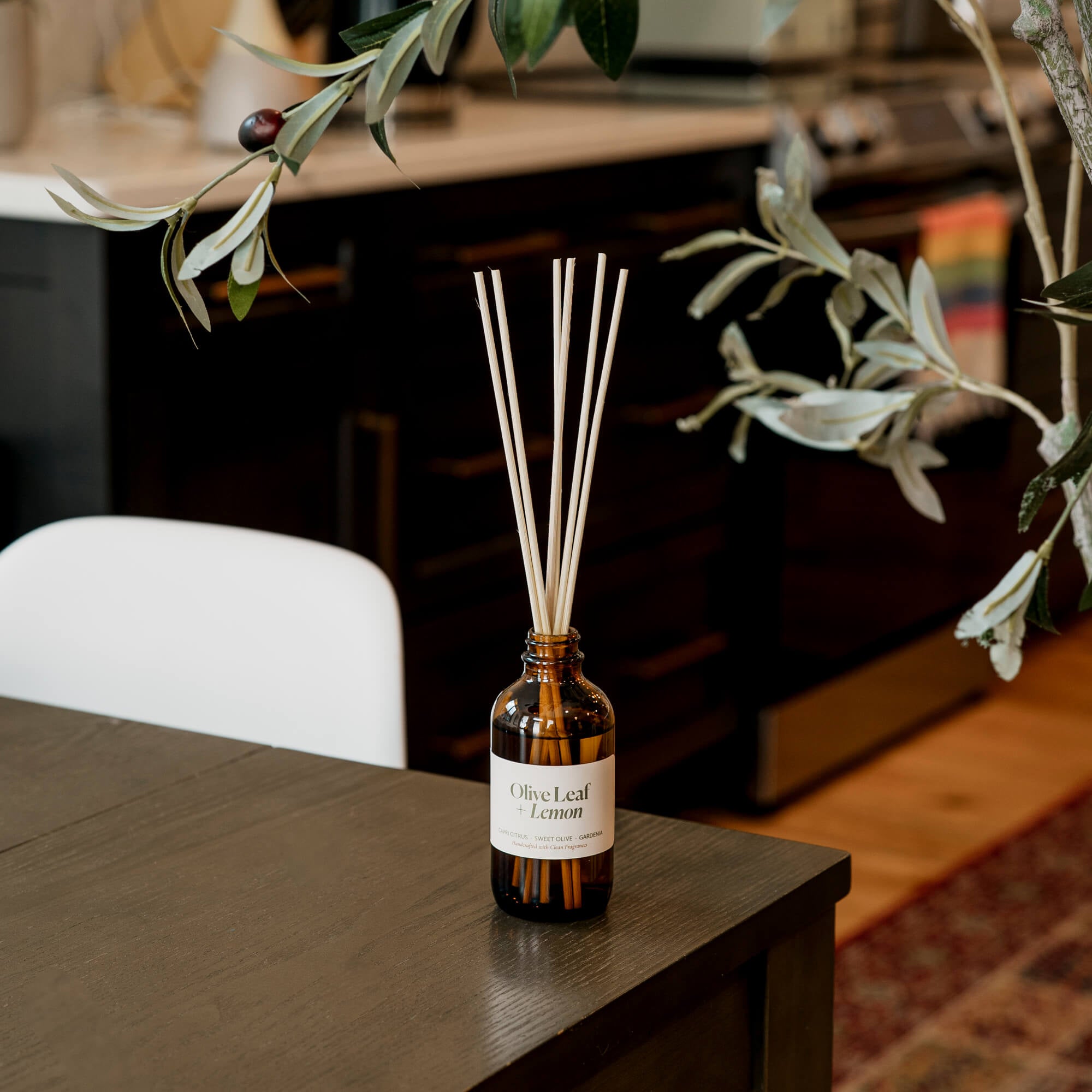 Reed DiffusersOlive Leaf + Lemon Reed Diffuser - Dekor Butik