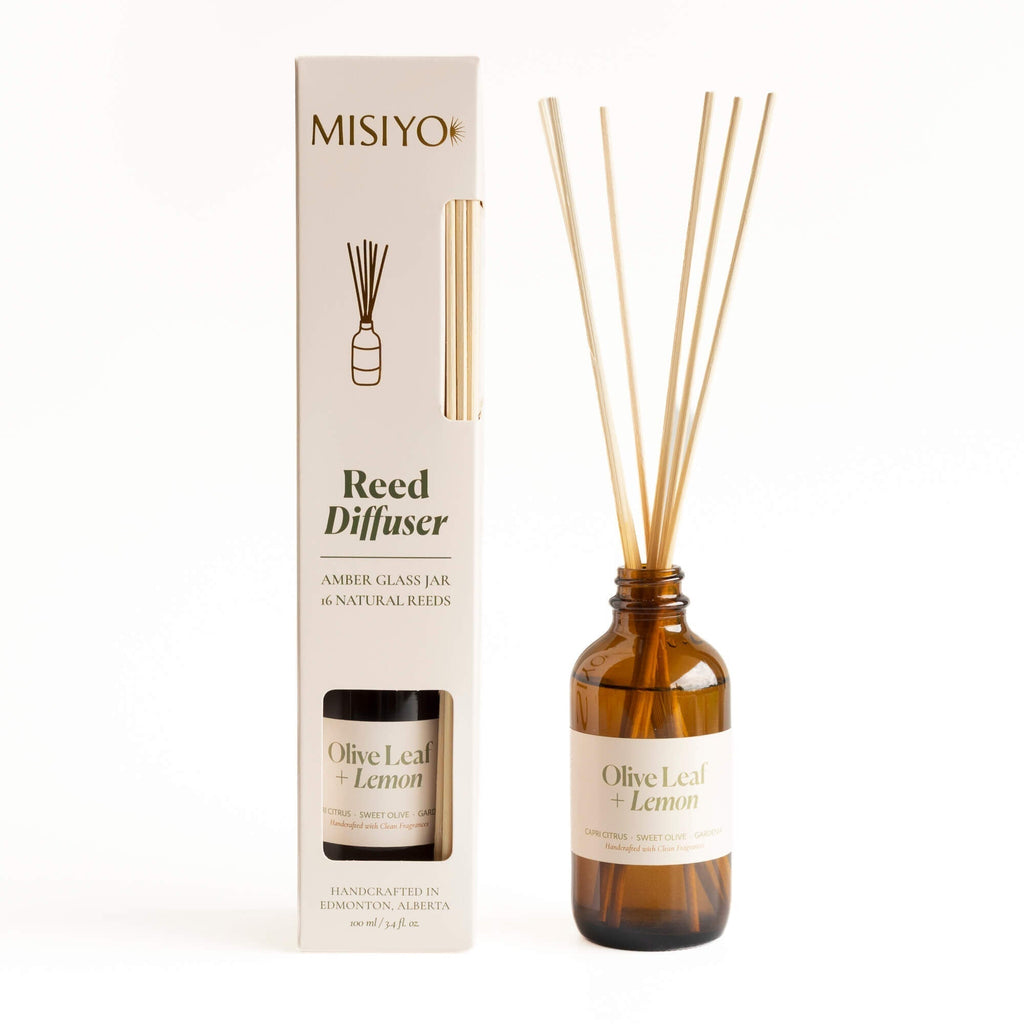Reed DiffusersOlive Leaf + Lemon Reed Diffuser - Dekor Butik