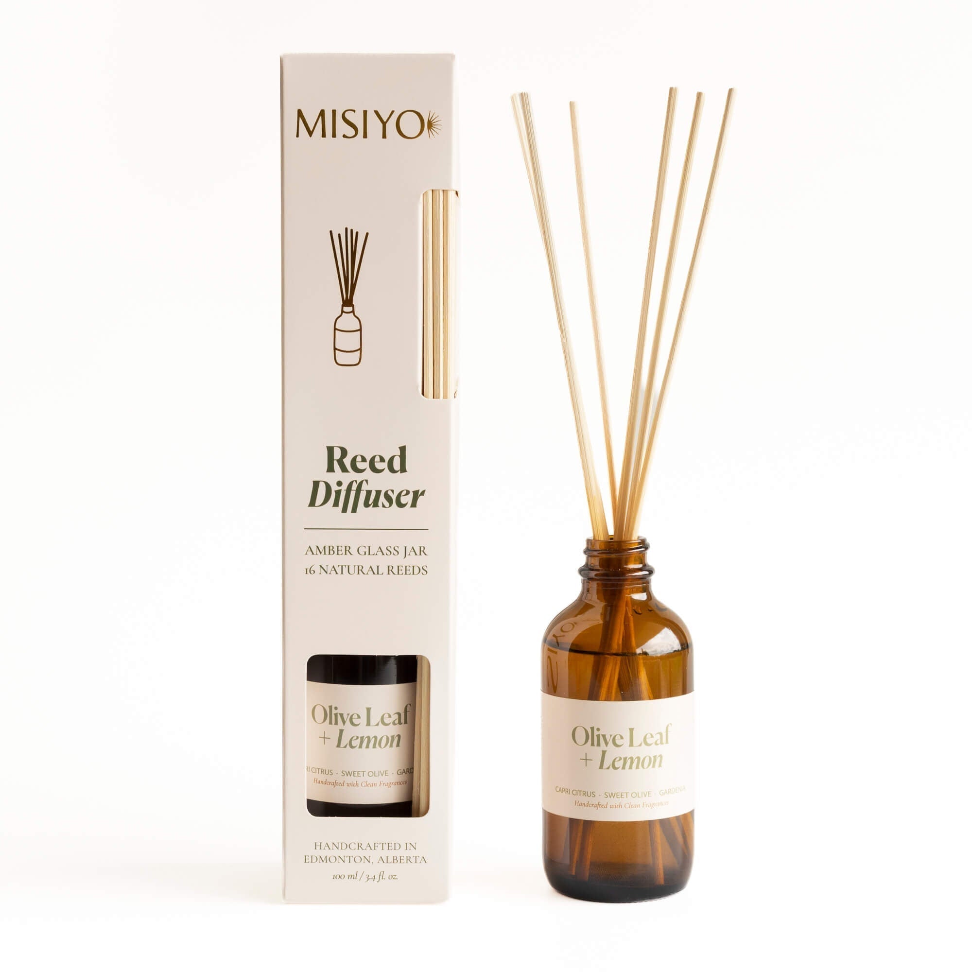Reed DiffusersOlive Leaf + Lemon Reed Diffuser - Dekor Butik