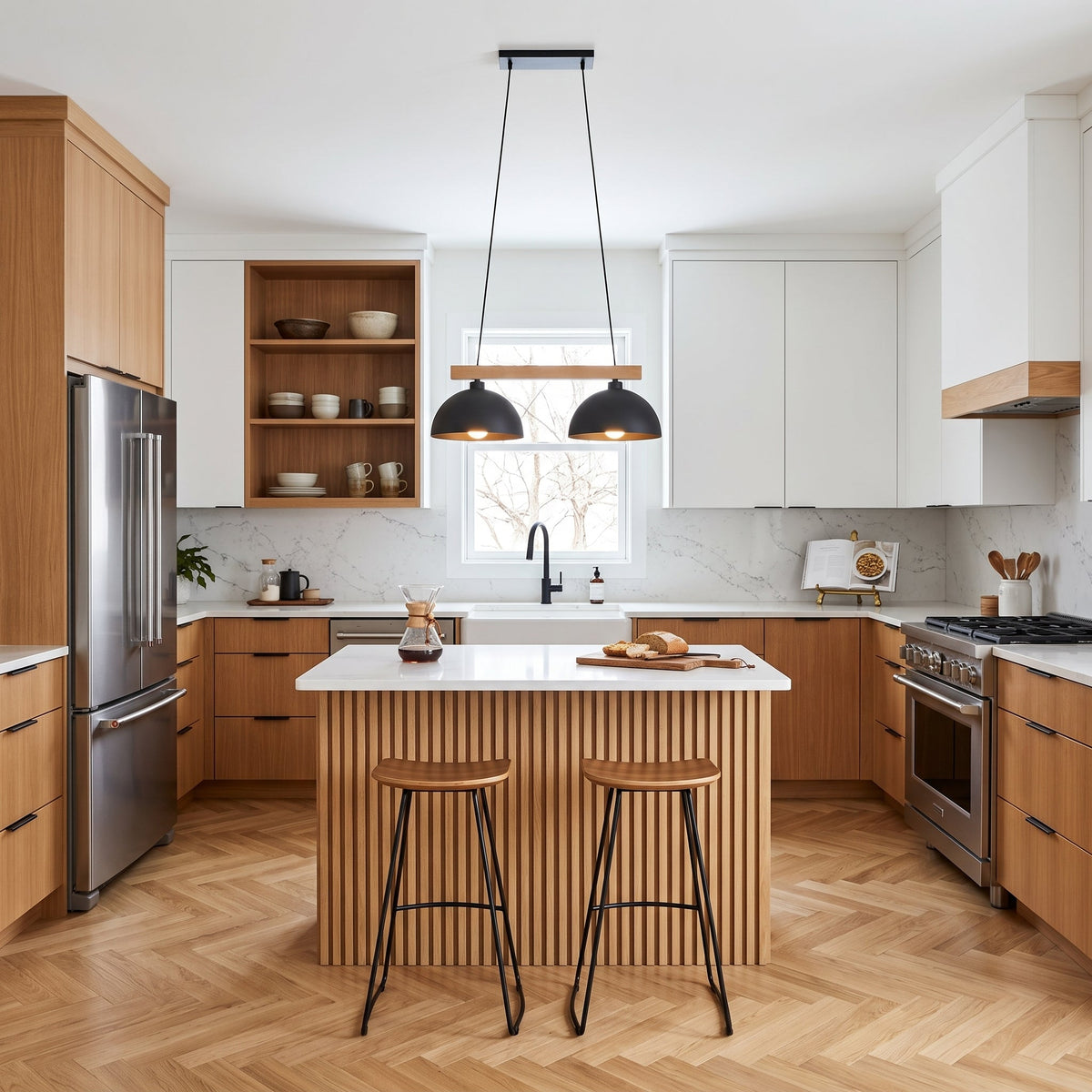 Pendant Light FixturesOSLO 2-Light Scandinavian Pendant Light for Kitchen Island, Dining Table & Modern Interiors - Dekor Butik