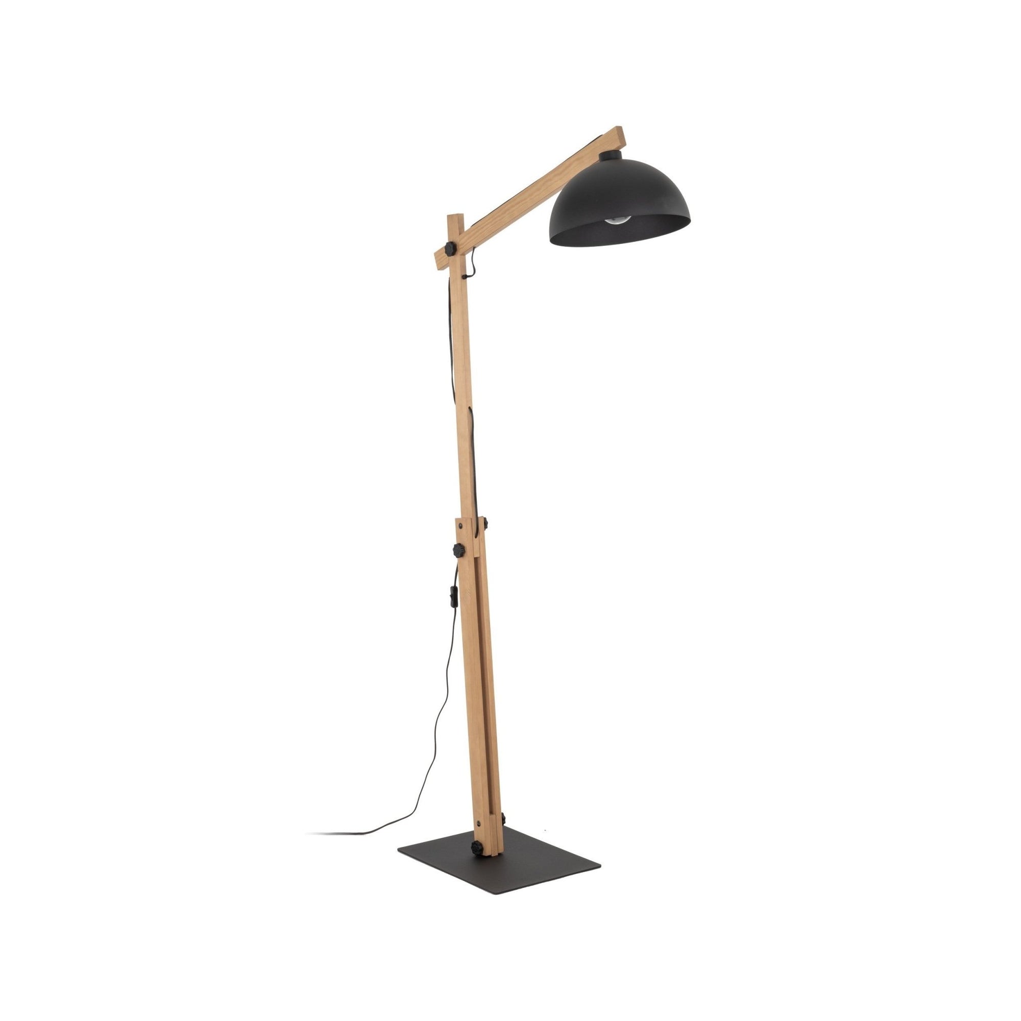OSLO Black Scandinavian Floor Lamp for Living Room, Bedroom & Office – Modern Minimalist Lighting - Dekor Butik