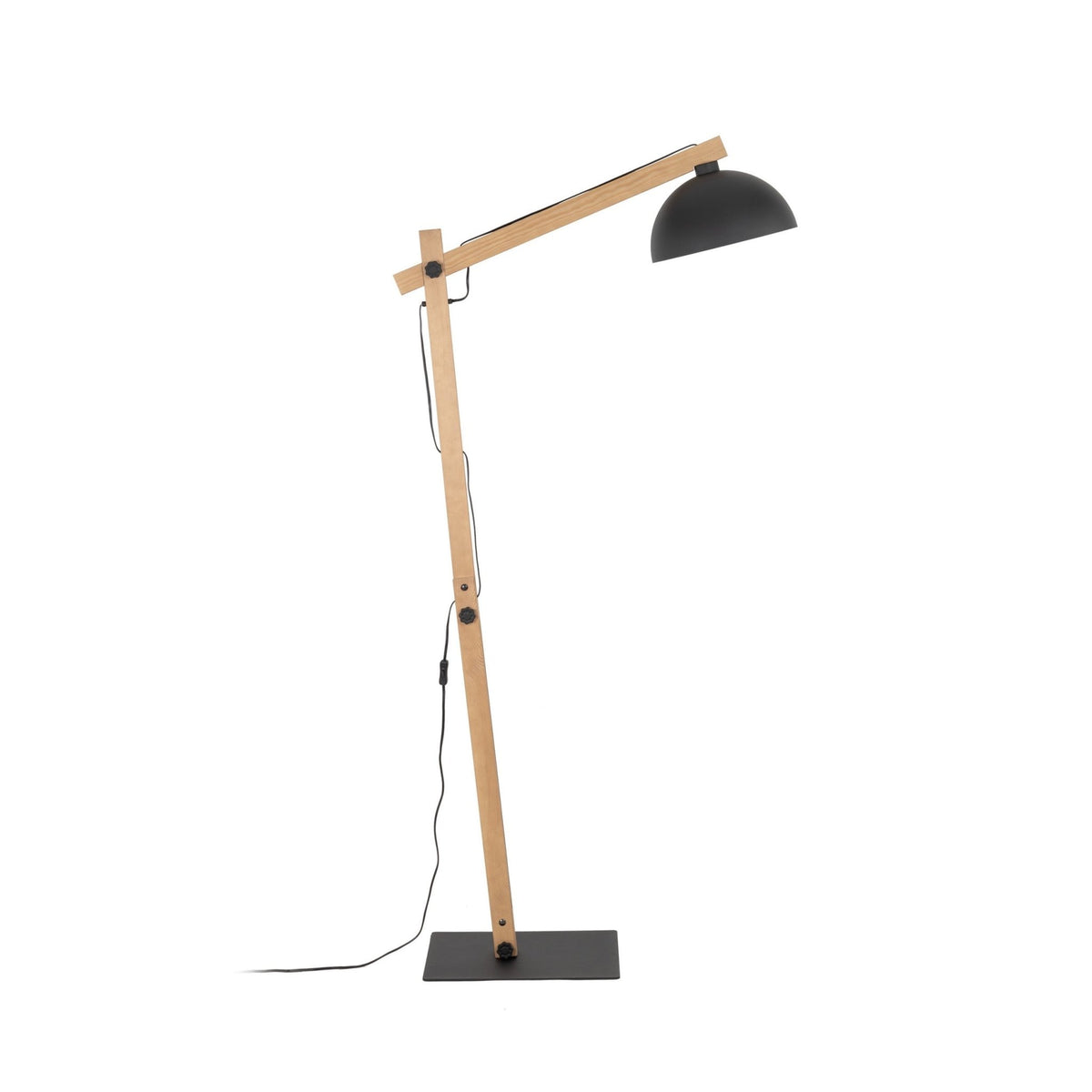 OSLO Black Scandinavian Floor Lamp for Living Room, Bedroom & Office – Modern Minimalist Lighting - Dekor Butik