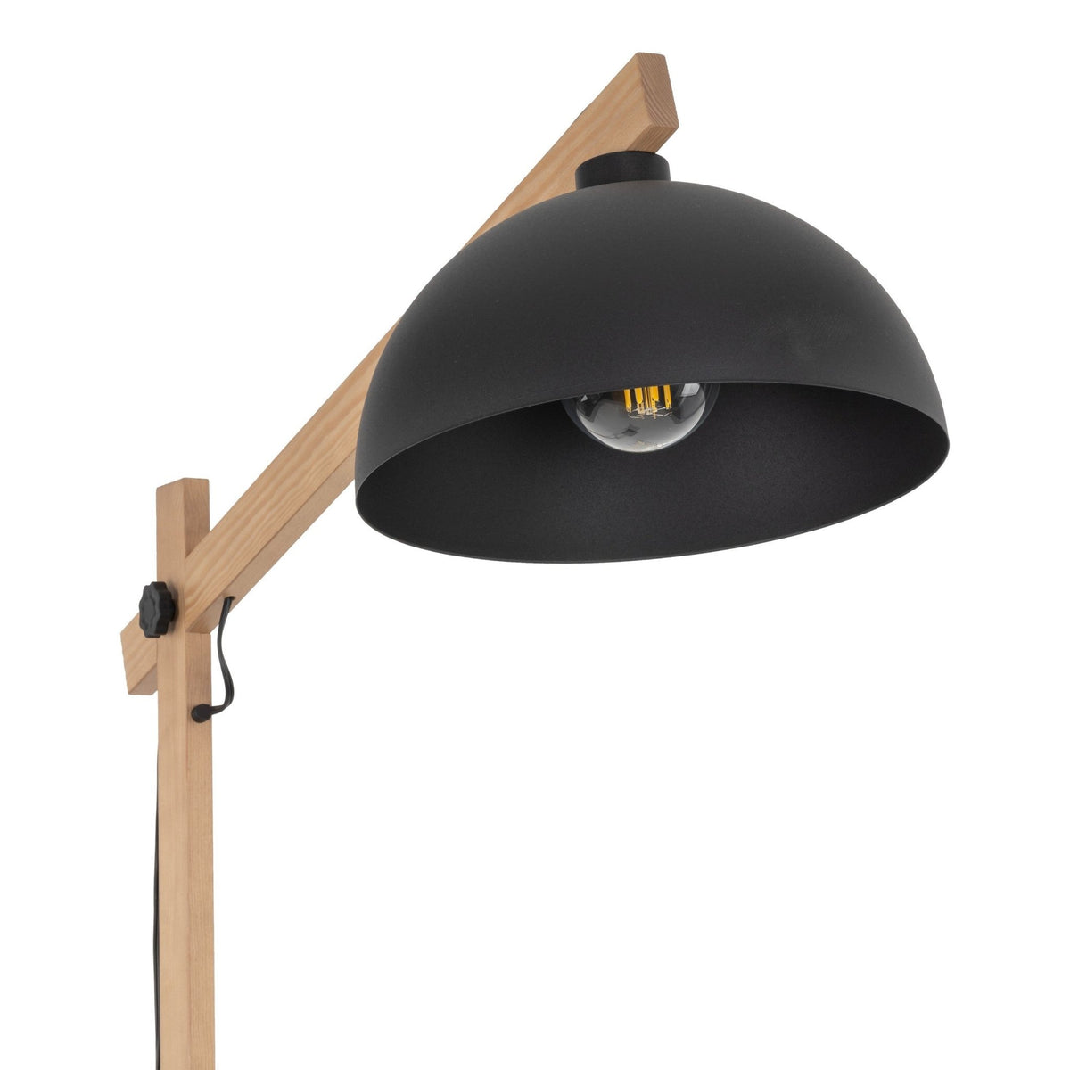 OSLO Black Scandinavian Floor Lamp for Living Room, Bedroom & Office – Modern Minimalist Lighting - Dekor Butik
