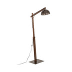 Oslo Brown Scandinavian Minimalist Floor Lamp for Living Room, Bedroom & Modern Interior Lighting - Dekor Butik