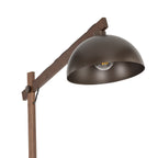 Oslo Brown Scandinavian Minimalist Floor Lamp for Living Room, Bedroom & Modern Interior Lighting - Dekor Butik