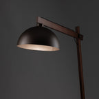 Oslo Brown Scandinavian Minimalist Floor Lamp for Living Room, Bedroom & Modern Interior Lighting - Dekor Butik