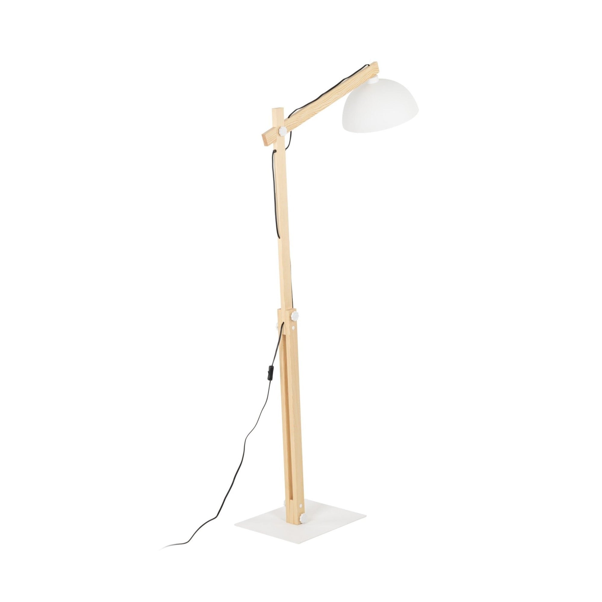 OSLO White Scandinavian Floor Lamp (Clearance) - Dekor Butik