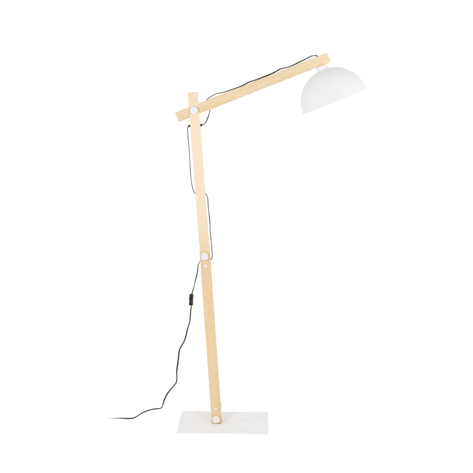 OSLO White Scandinavian Floor Lamp (Clearance) - Dekor Butik