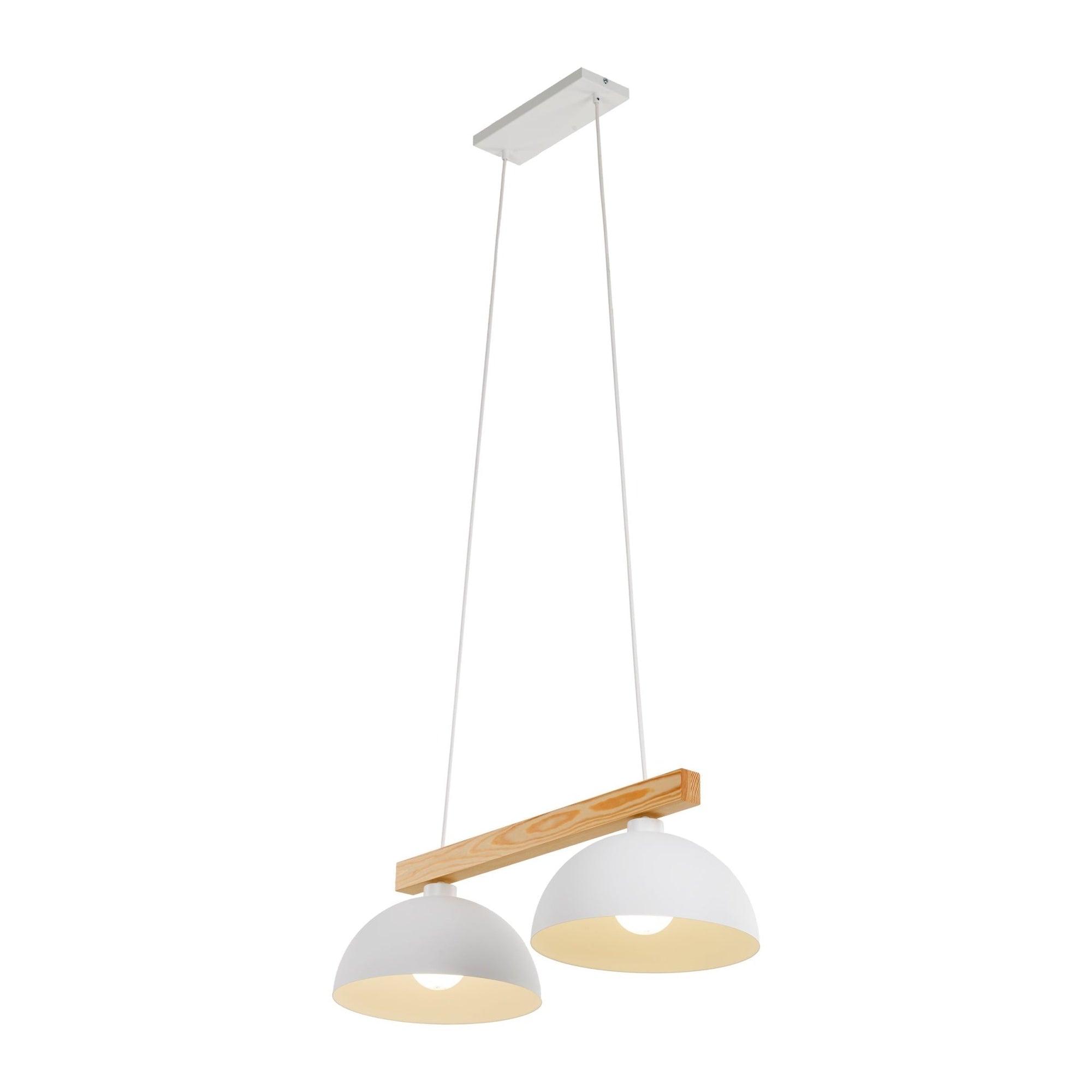 OSLO White Scandinavian Pendant Light for Kitchen Island & Dining - Dekor Butik