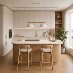 OSLO White Scandinavian Pendant Light for Kitchen Island & Dining - Dekor Butik