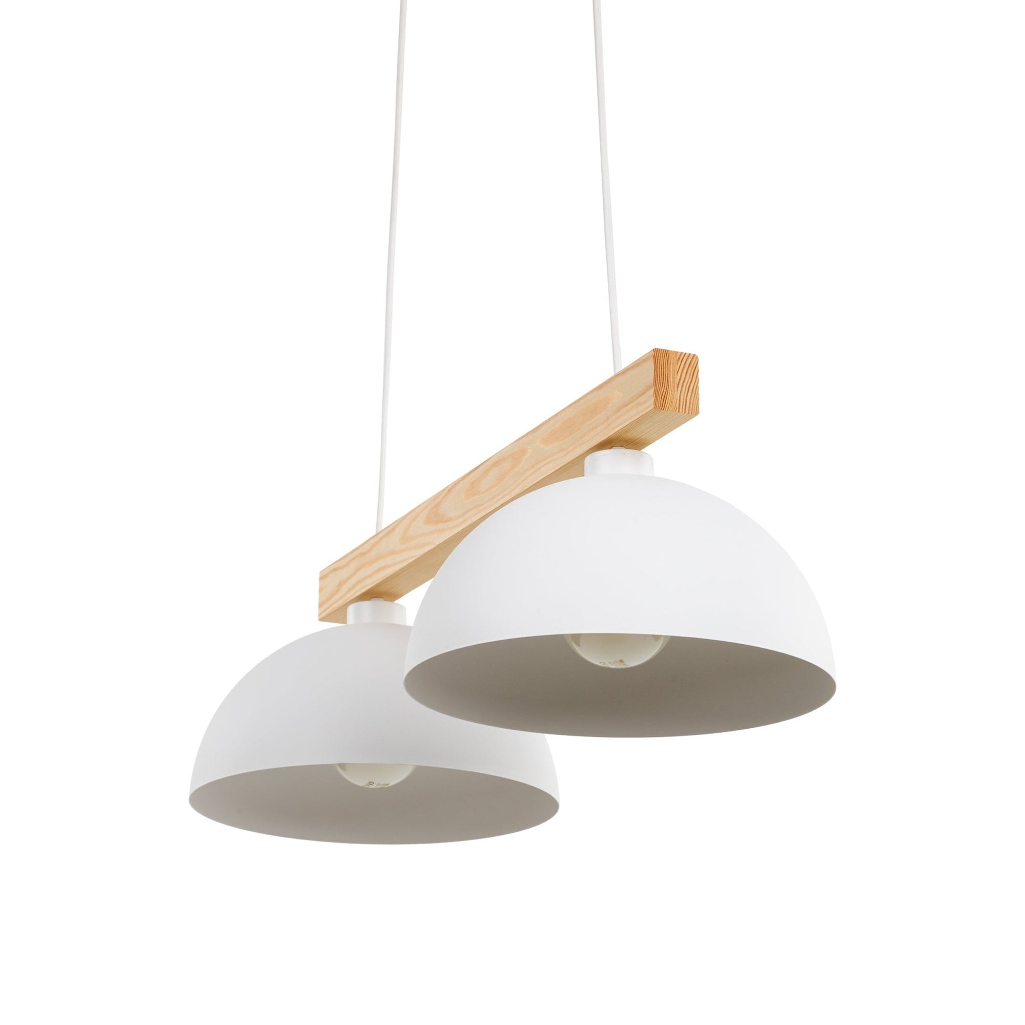 OSLO White Scandinavian Pendant Light for Kitchen Island & Dining - Dekor Butik