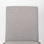 Palisades Upholstery w/ Solid Wood Armless Dining Chair - 2 Colors - Dekor Butik