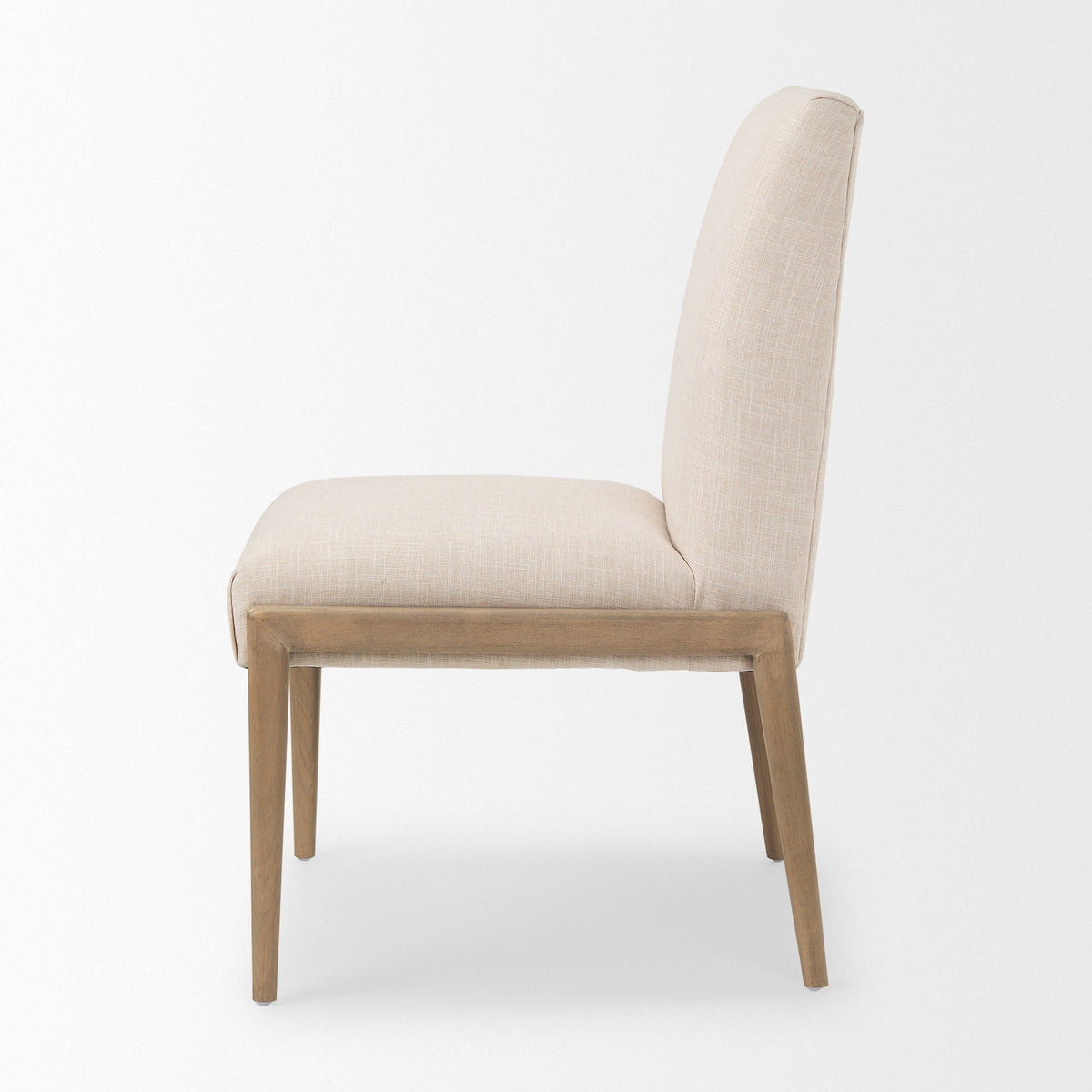 Palisades Upholstery w/ Solid Wood Armless Dining Chair - 2 Colors - Dekor Butik