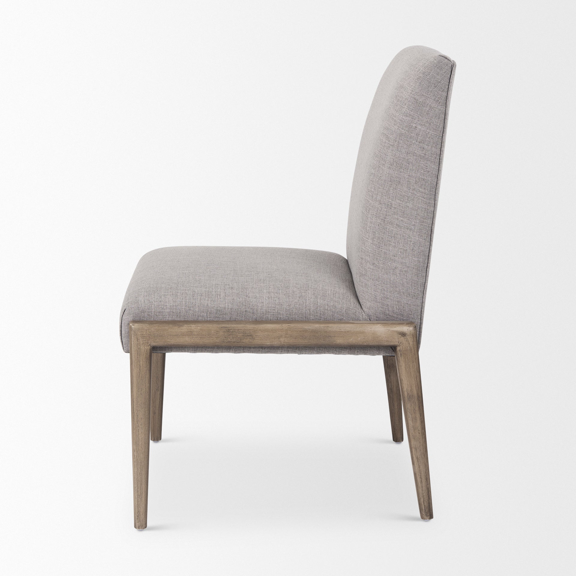 Palisades Upholstery w/ Solid Wood Armless Dining Chair - 2 Colors - Dekor Butik