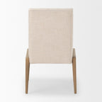 Palisades Upholstery w/ Solid Wood Armless Dining Chair - 2 Colors - Dekor Butik