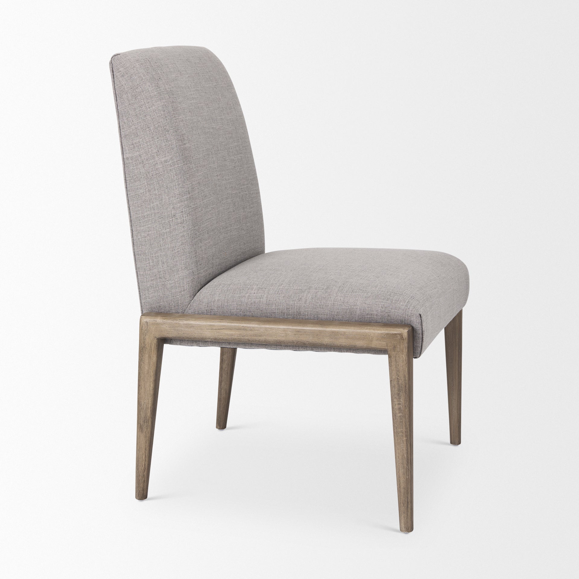 Palisades Upholstery w/ Solid Wood Armless Dining Chair - 2 Colors - Dekor Butik