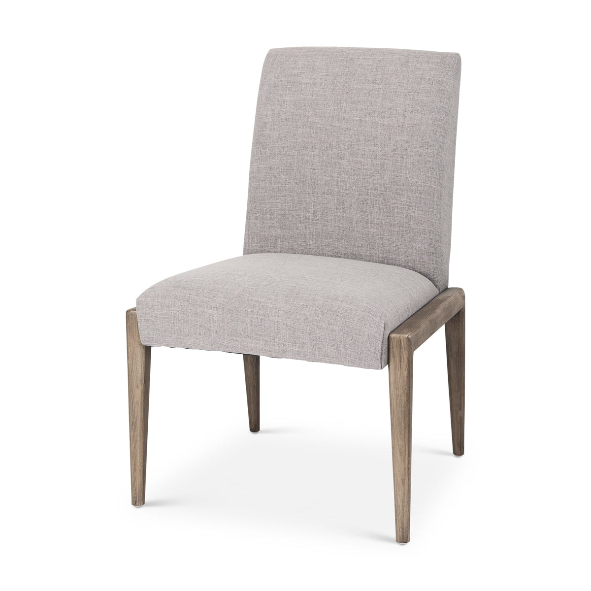 Palisades Upholstery w/ Solid Wood Armless Dining Chair - 2 Colors - Dekor Butik
