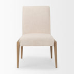 Palisades Upholstery w/ Solid Wood Armless Dining Chair - 2 Colors - Dekor Butik