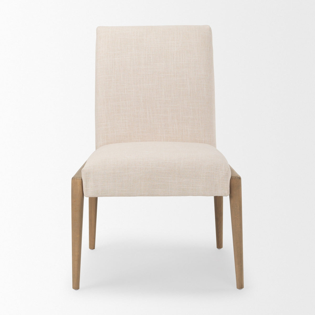 Palisades Upholstery w/ Solid Wood Armless Dining Chair - 2 Colors - Dekor Butik