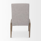Palisades Upholstery w/ Solid Wood Armless Dining Chair - 2 Colors - Dekor Butik