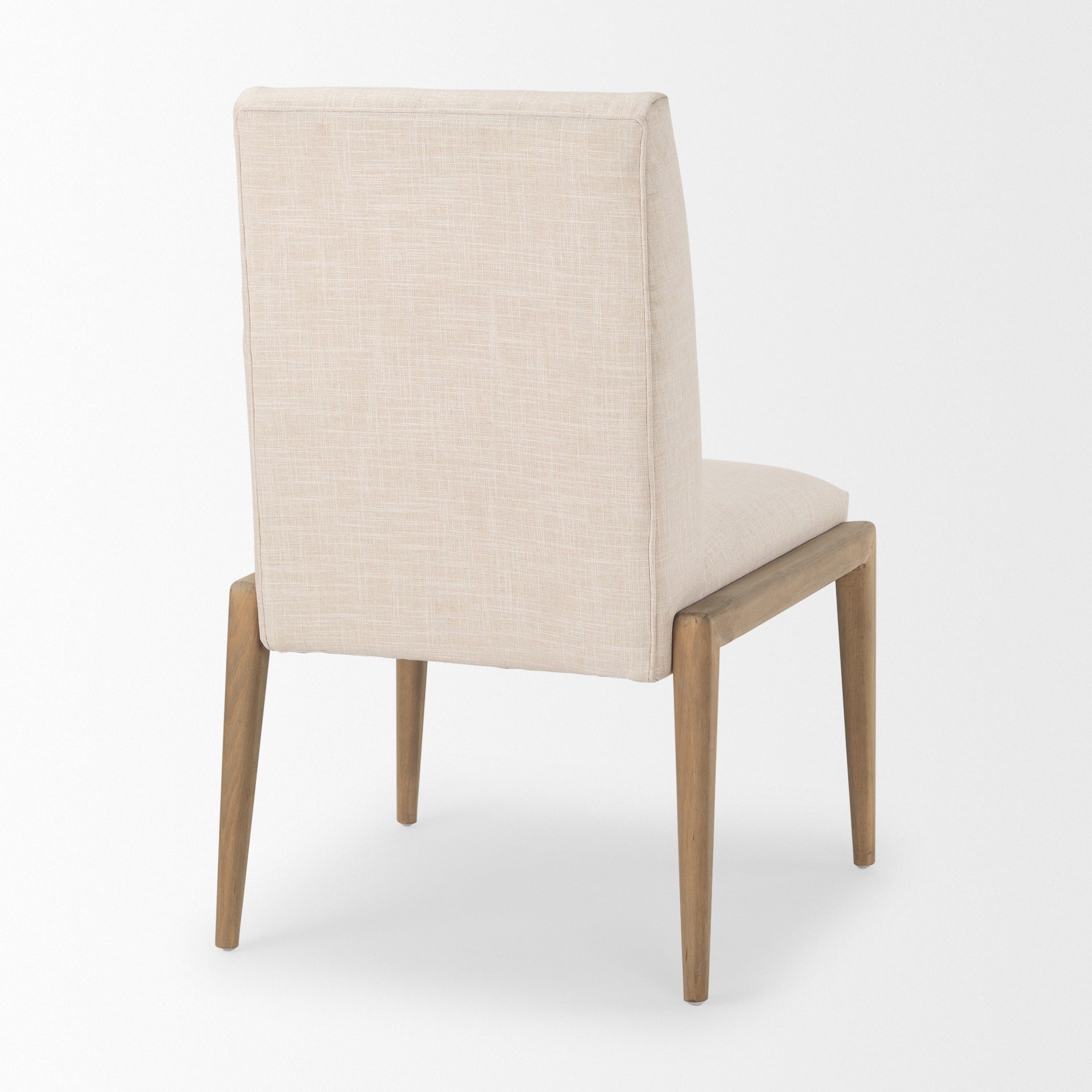 Palisades Upholstery w/ Solid Wood Armless Dining Chair - 2 Colors - Dekor Butik