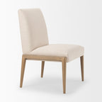 Palisades Upholstery w/ Solid Wood Armless Dining Chair - 2 Colors - Dekor Butik