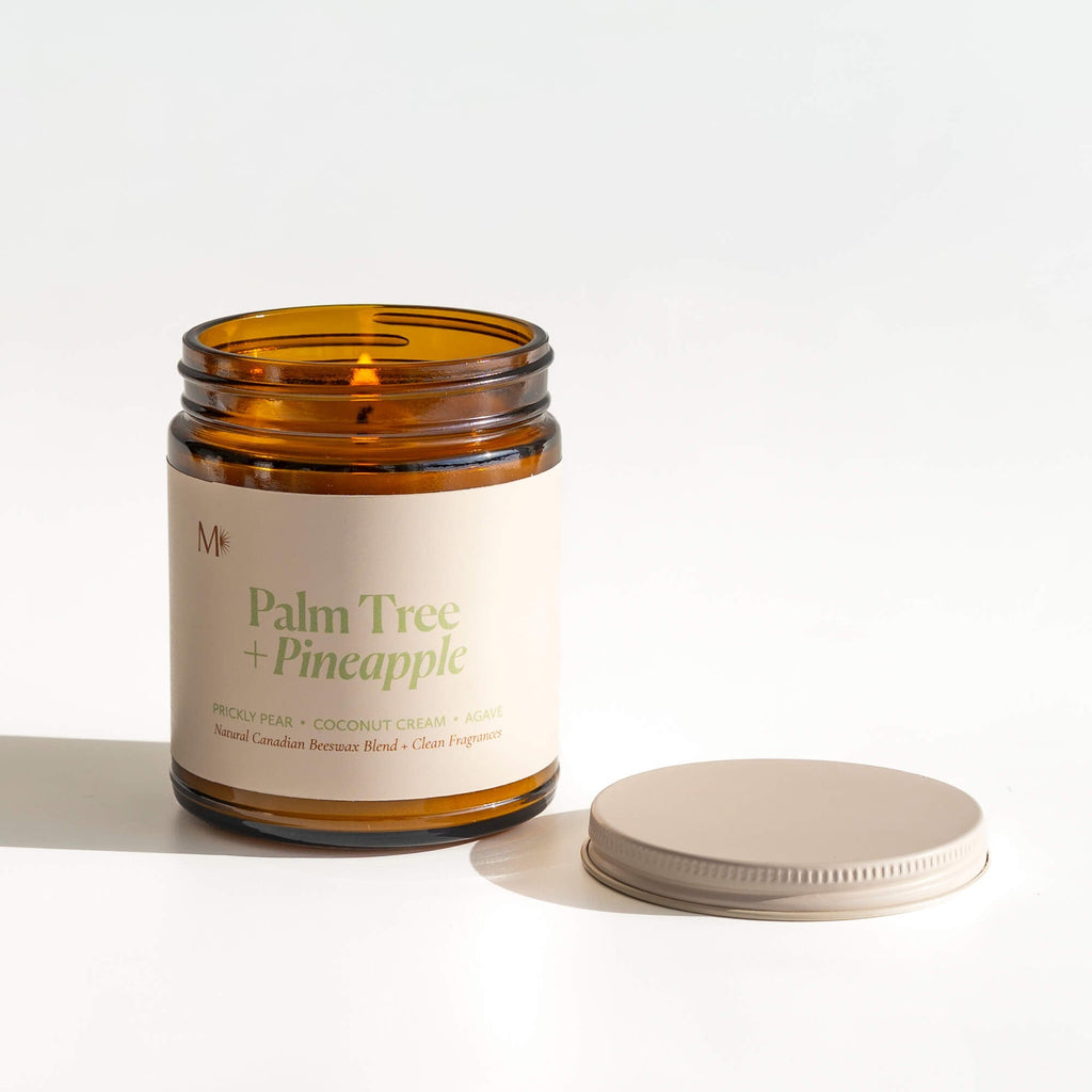 CandlesPalm Tree + Pineapple Candle - Dekor Butik