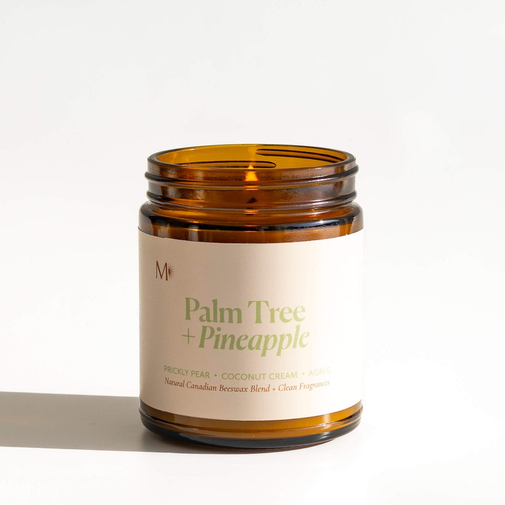 CandlesPalm Tree + Pineapple Candle - Dekor Butik