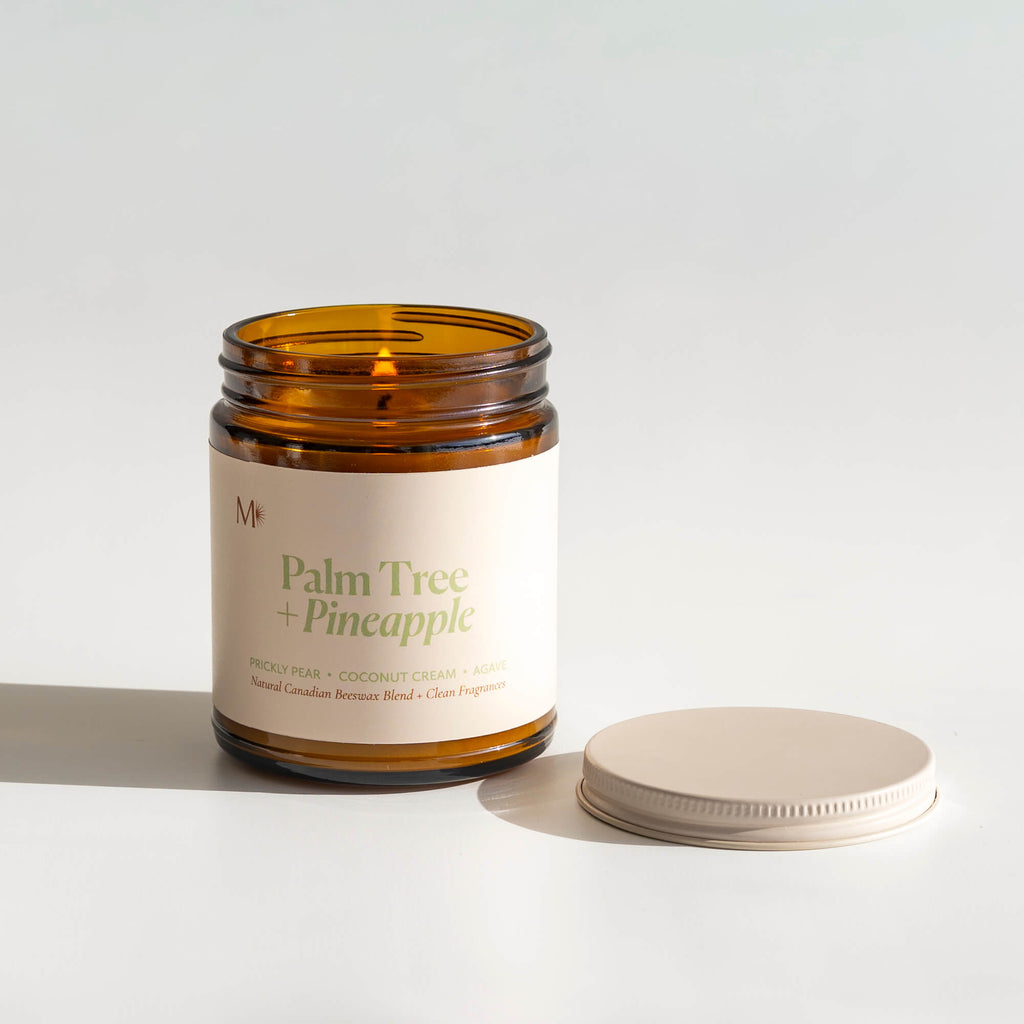 CandlesPalm Tree + Pineapple Candle - Dekor Butik
