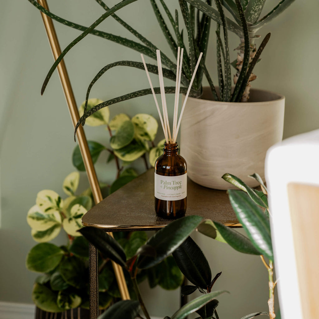 Reed DiffusersPalm Tree + Pineapple Reed Diffuser - Dekor Butik