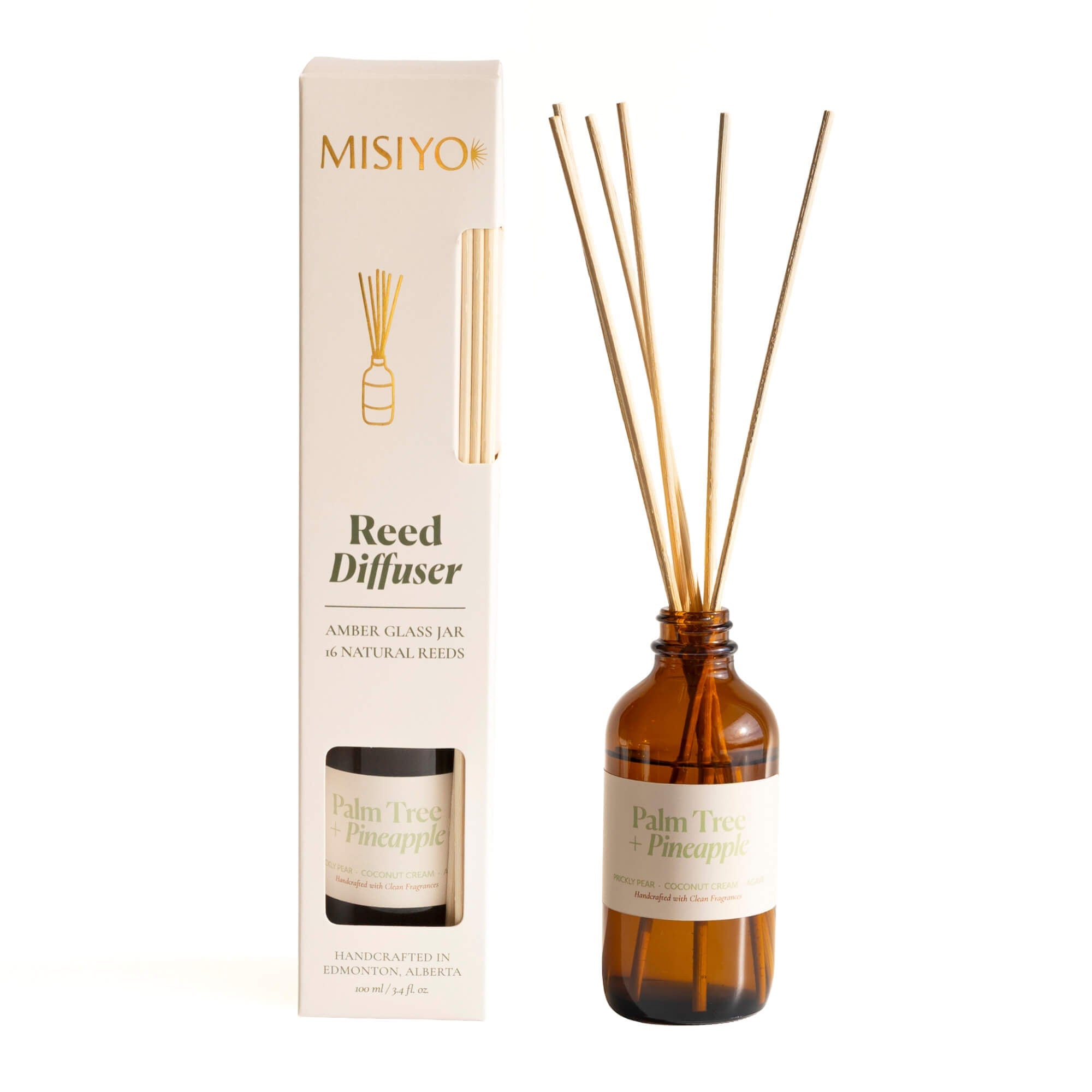 Reed DiffusersPalm Tree + Pineapple Reed Diffuser - Dekor Butik