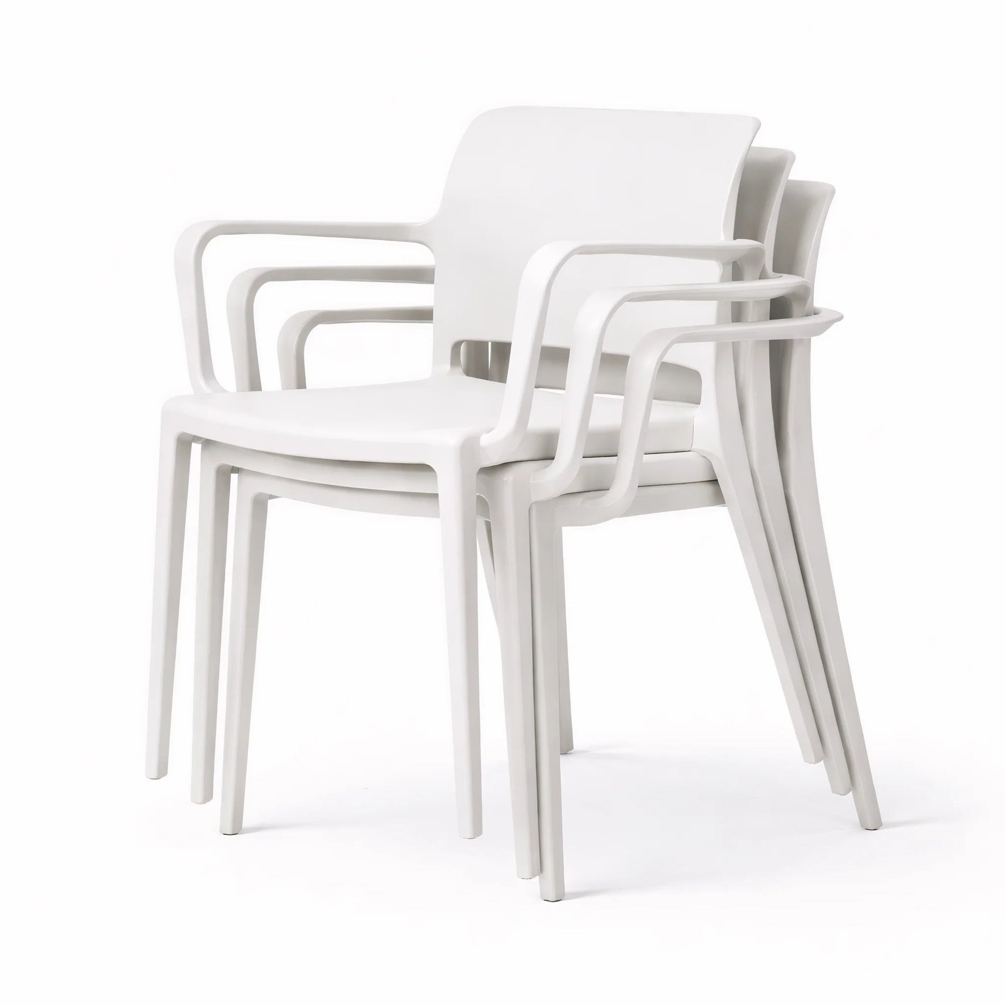 Pamela Stackable Dining Armchair, Black - Dekor Butik