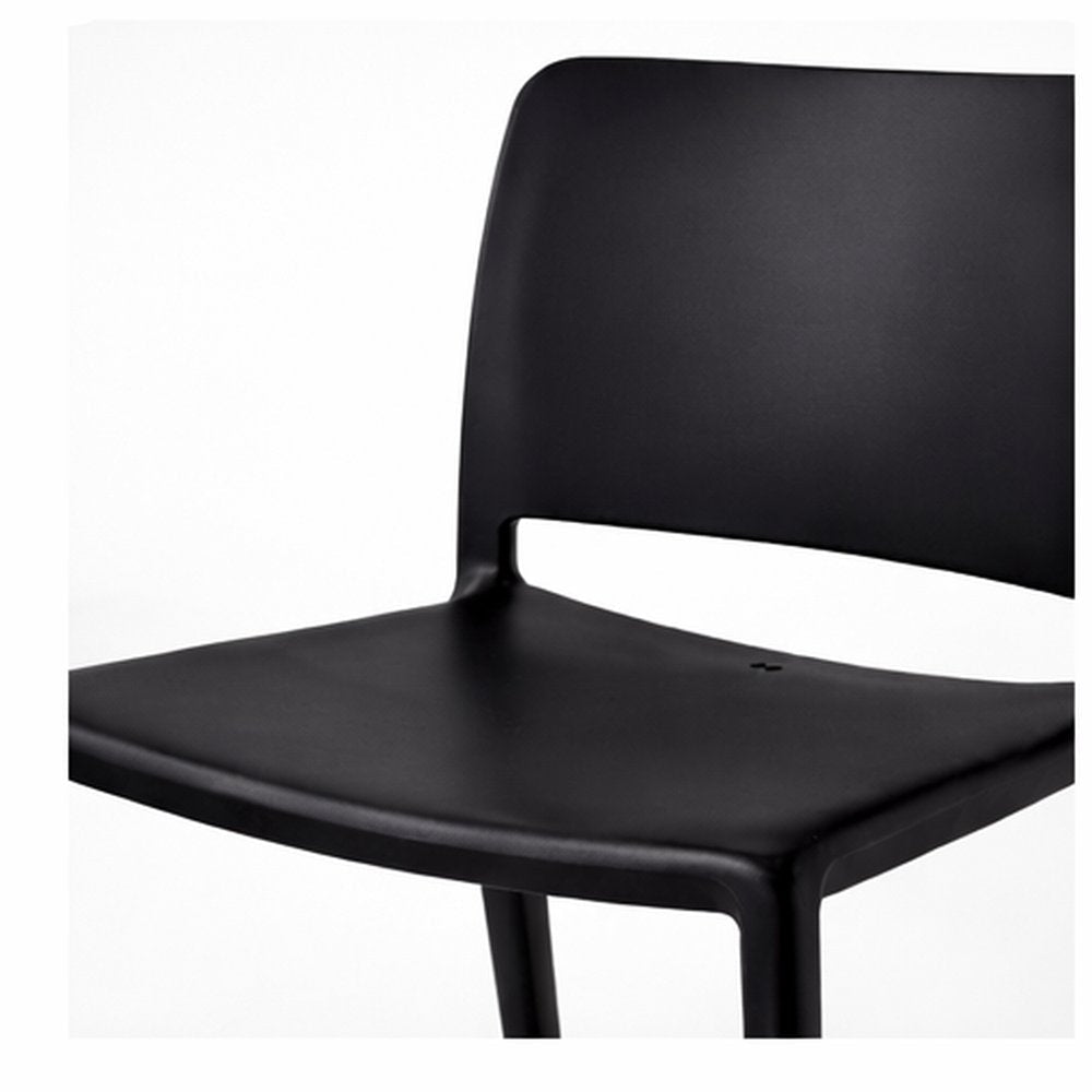 Pamela Stackable Dining Chair, Black - Dekor Butik