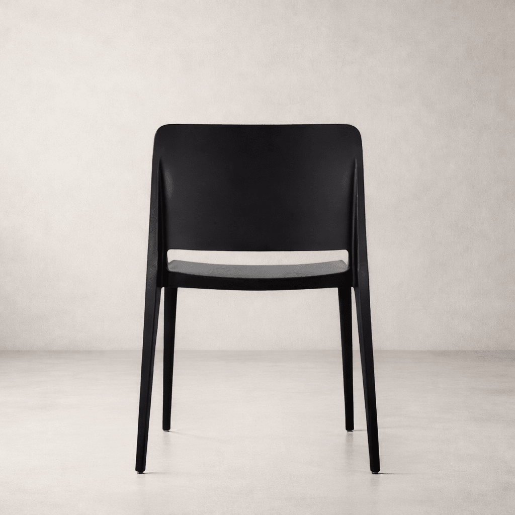 Pamela Stackable Dining Chair, Black - Dekor Butik