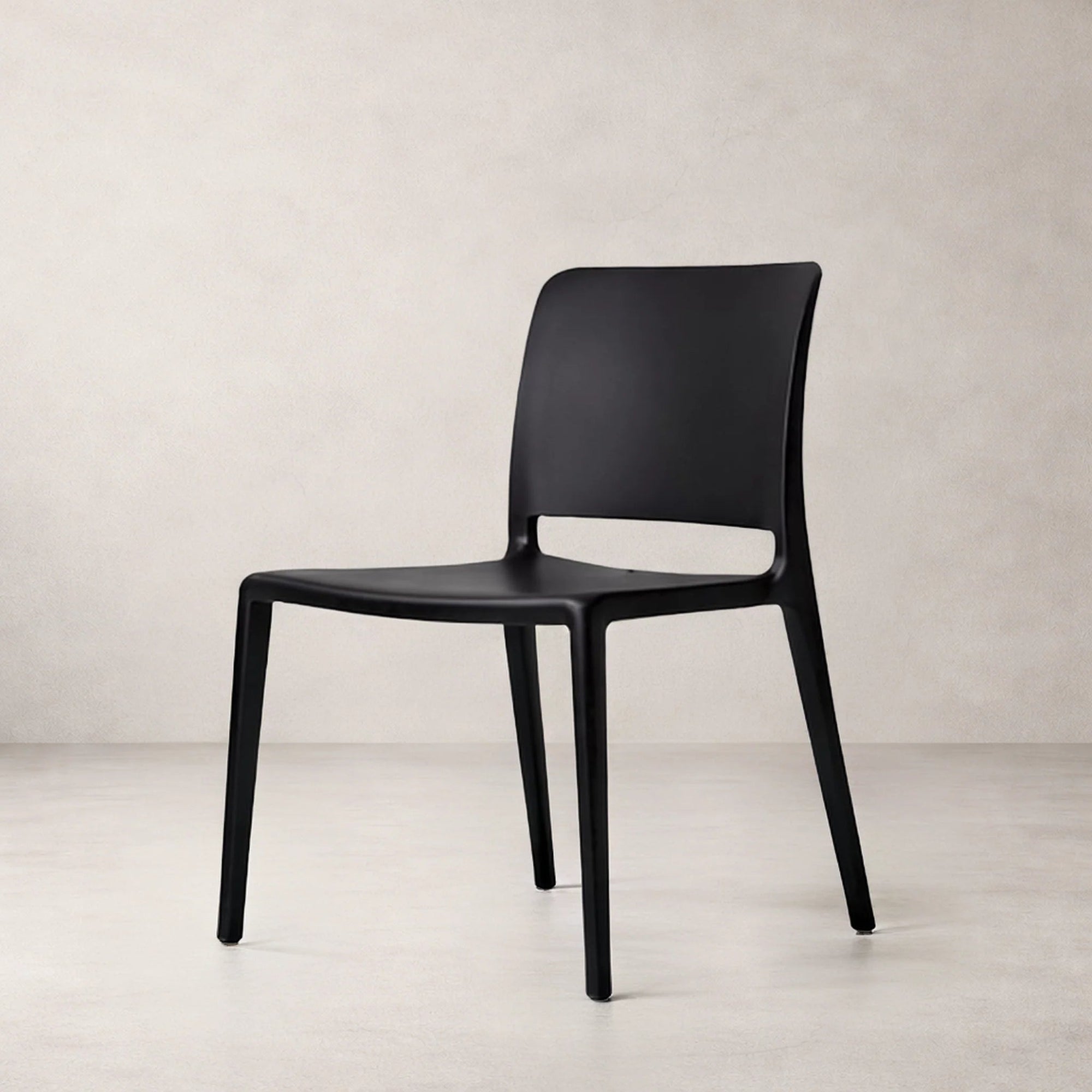 Pamela Stackable Dining Chair, Black - Dekor Butik