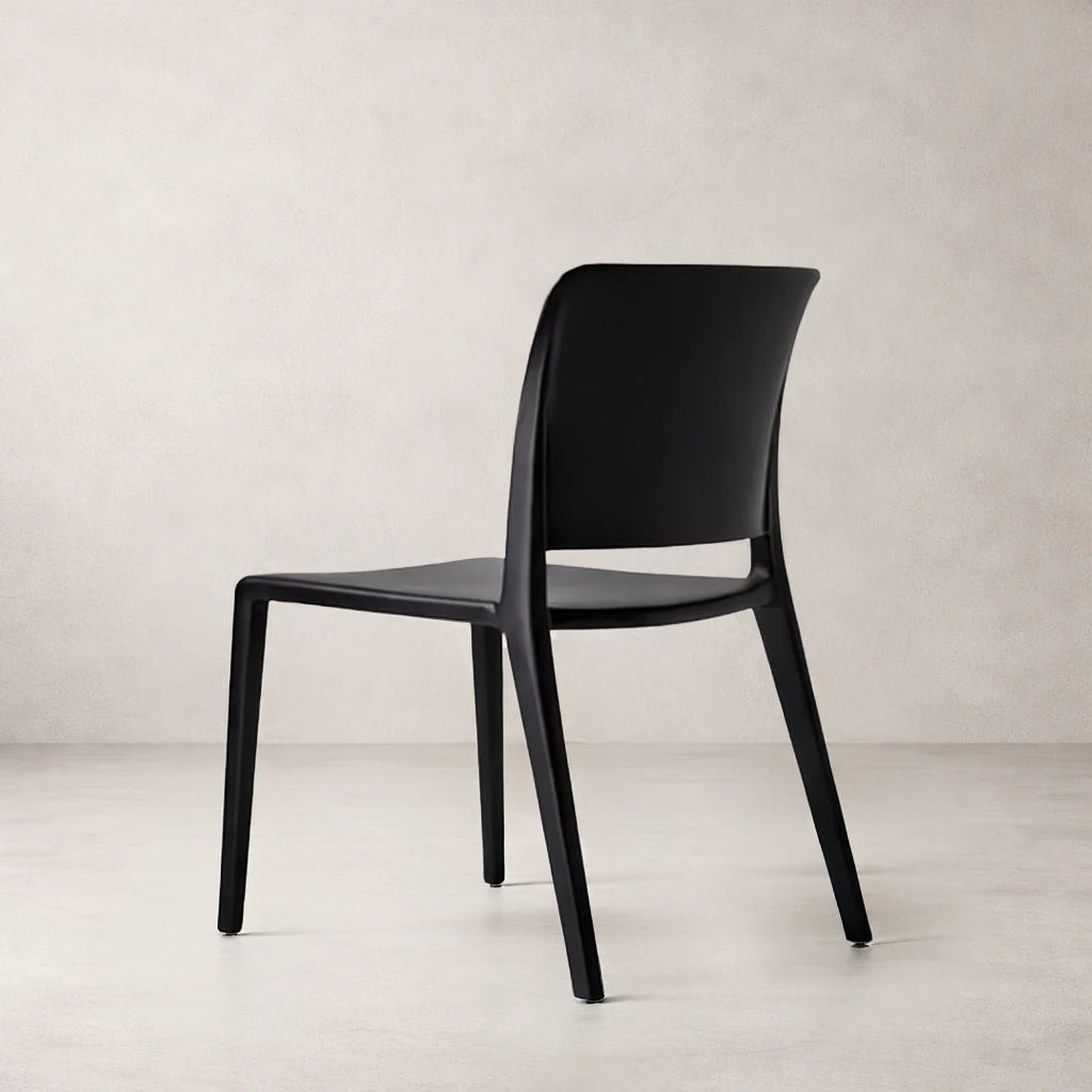 Pamela Stackable Dining Chair, Black - Dekor Butik