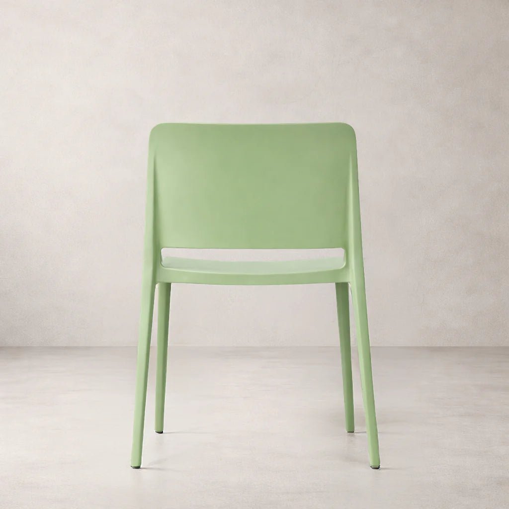 Pamela Stackable Dining Chair, Green - Dekor Butik