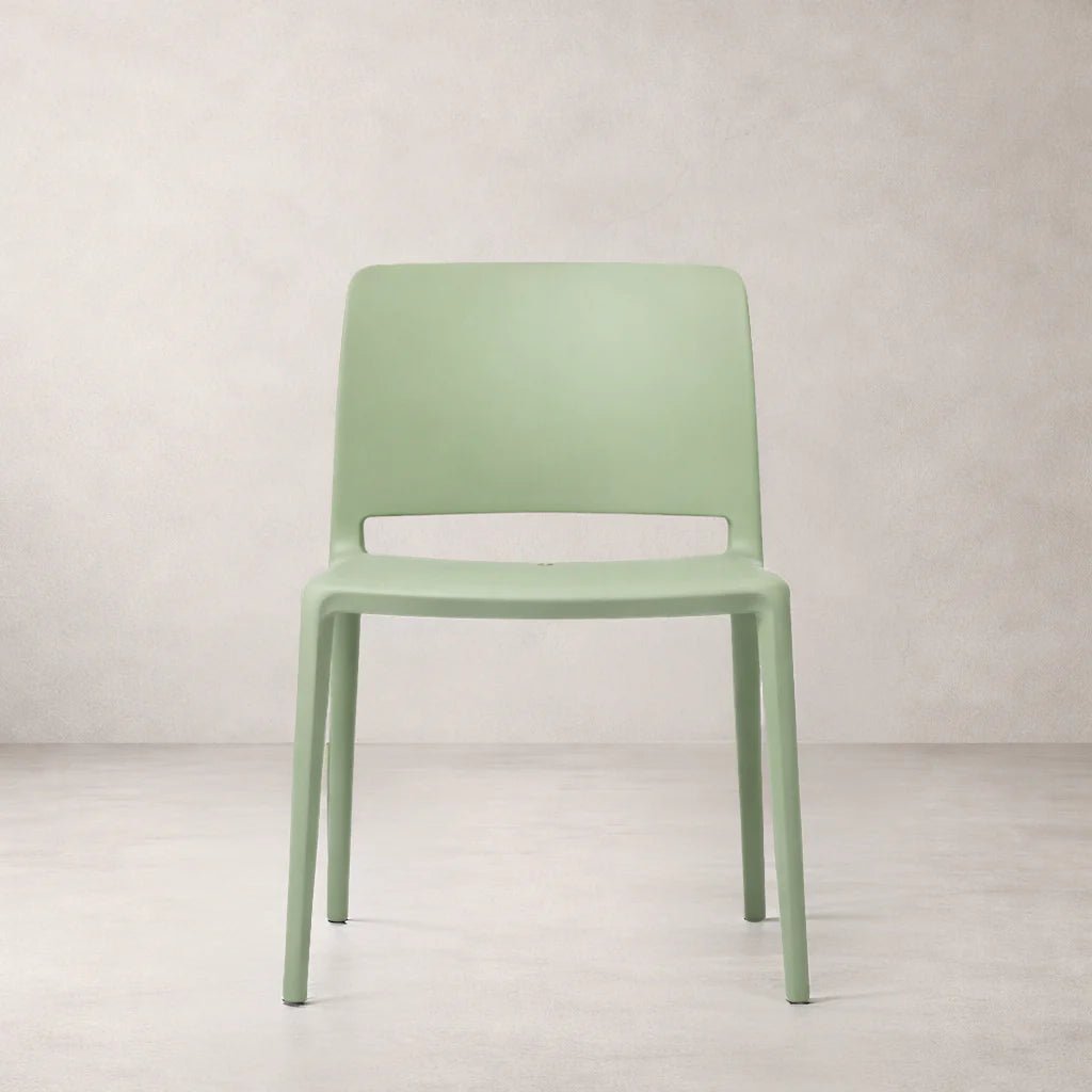 Pamela Stackable Dining Chair, Green - Dekor Butik