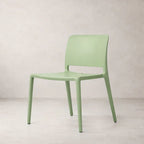 Pamela Stackable Dining Chair, Green - Dekor Butik