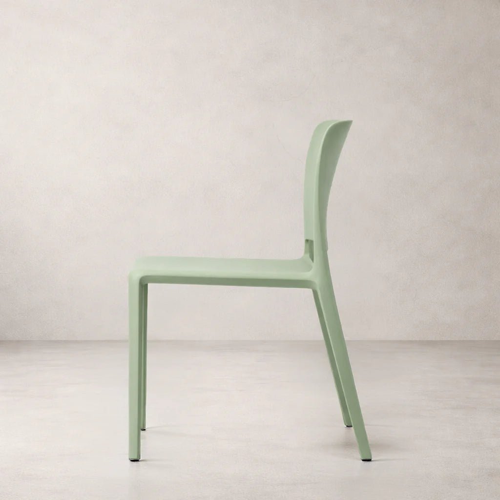 Pamela Stackable Dining Chair, Green - Dekor Butik